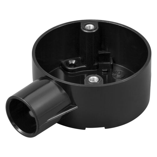 Bendex 25mm Black 1 Way Terminal Stop End PVC Conduit Box CJB251WTBK