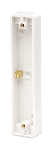 Click Mode 2 Gang Architrave Pattress Back Box with Earth Terminal CMA176