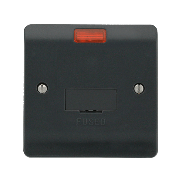 Click Part M 13A Fused Spur Connection Unit with Neon CMA653AG