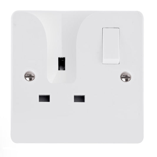 Click Mode 13A 1 Gang DP Switched Locating Plug Socket Outlet CMA735