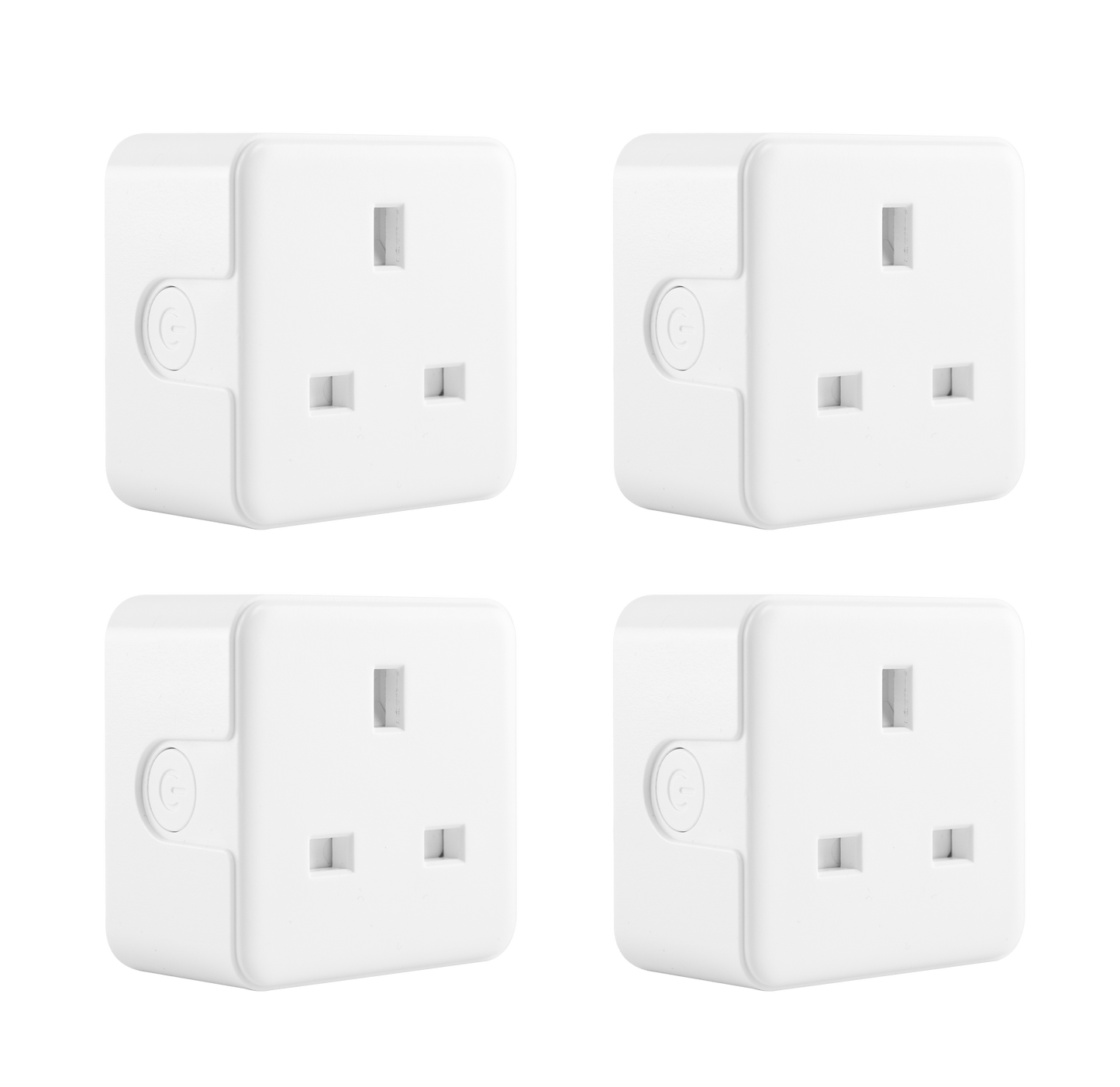 Click Smart Plus 13A Plug In WiFi Socket x 4 Kit CSK001