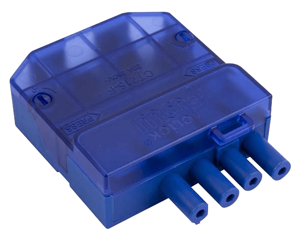 Click Flow 250V 20A 4 Pin Female Connector (Push Fit) with Loop CT215F