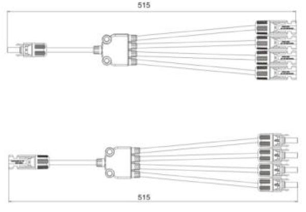 Y4 Solar Branch Connector Set DSY4