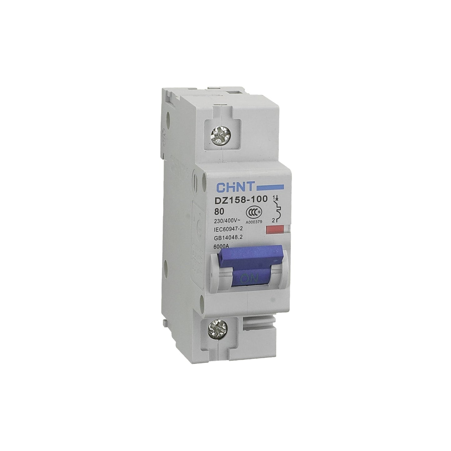 Chint DZ158 Series 100A 1 Pole 10kA High Current MCB DZ158-1-100