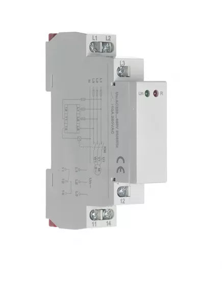 Europa 10A Phase Loss / Sequence Phase Failure Relay ECPF03