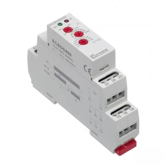 Europa 400V AC/DC 16A Star Delta Timer Relay ECSDS400