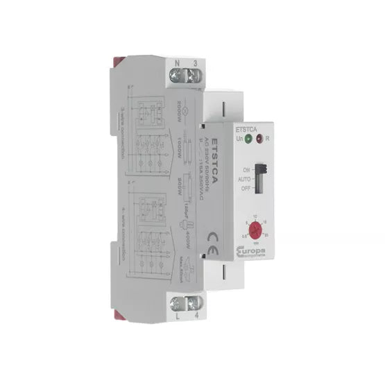 Europa 230V 16A 0.5 - 20 Minutes Staircase Timer ETSTCA