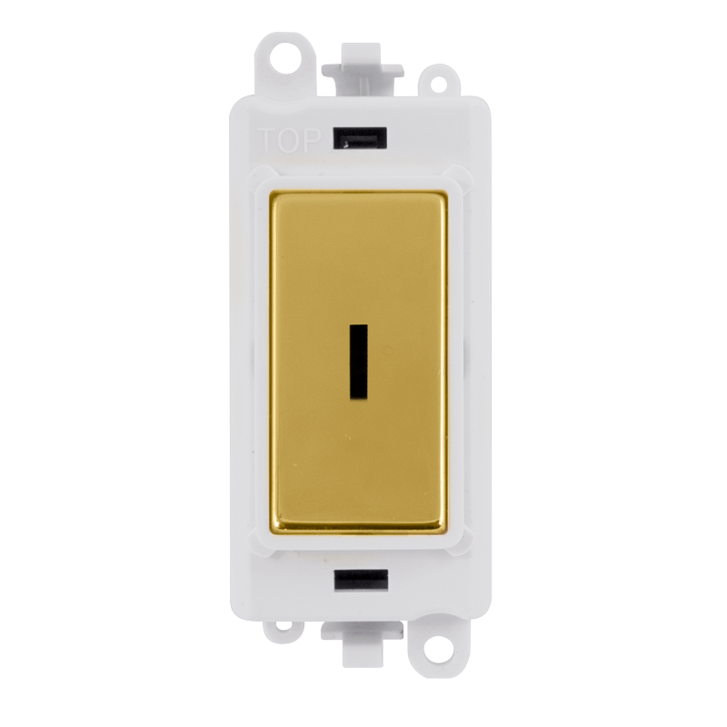 Click Gird Pro 20AX 2 Way Keyswitch White Insert Switch Module GM2003PWxx