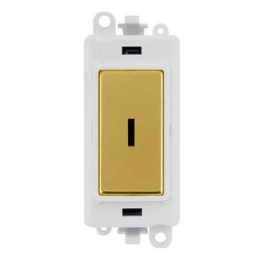 Click Gird Pro 20AX 2 Way Keyswitch White Insert Switch Module GM2003PWxx