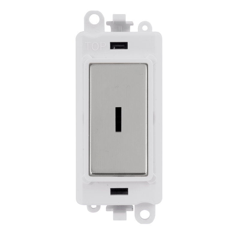 Click Gird Pro 20AX 2 Way Keyswitch White Insert Switch Module GM2003PWxx