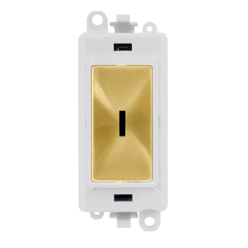 Click Gird Pro 20AX 2 Way Retractive Keyswitch White Insert Switch Module GM2014PWxx