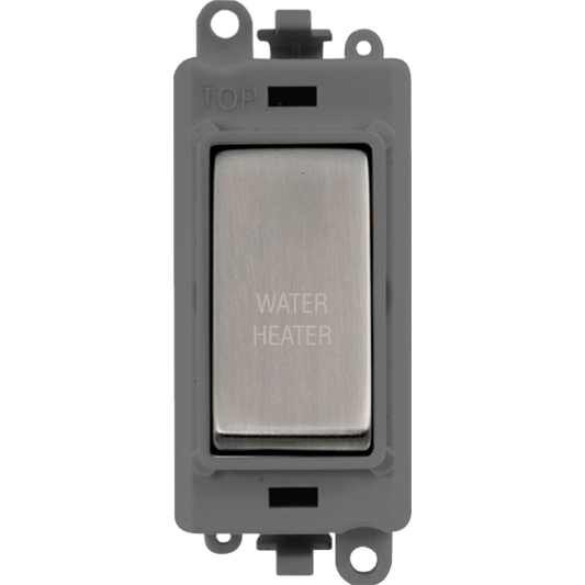 Click Gird Pro 20AX DP WATER HEATER Grey Insert Switch Module GM2018GYxx-WH