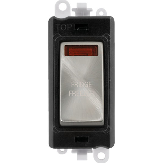 Click Gird Pro 20AX DP FRIDGE FREEZER Black Insert Switch Module with Neon GM2018NBKxx-FF