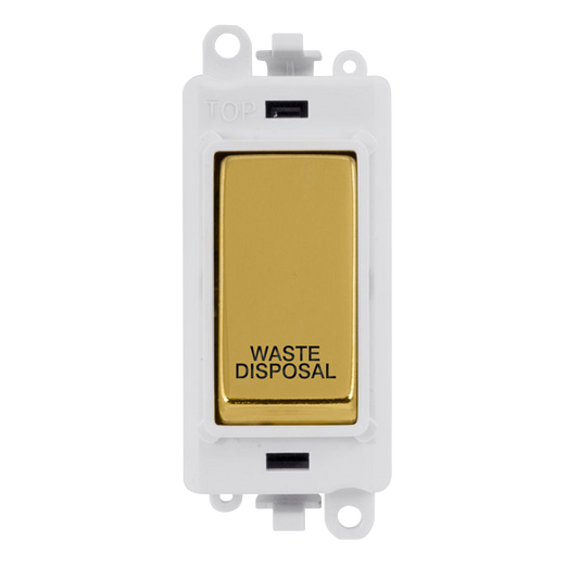 Click Gird Pro 20AX DP WASTE DISPOSAL White Insert Switch Module GM2018PWxx-WD