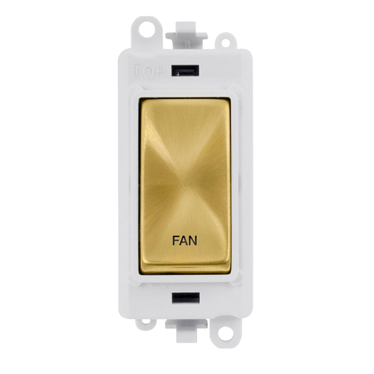 Click Gird Pro 20AX DP FAN White Insert Switch Module GM2018PWxx-FN