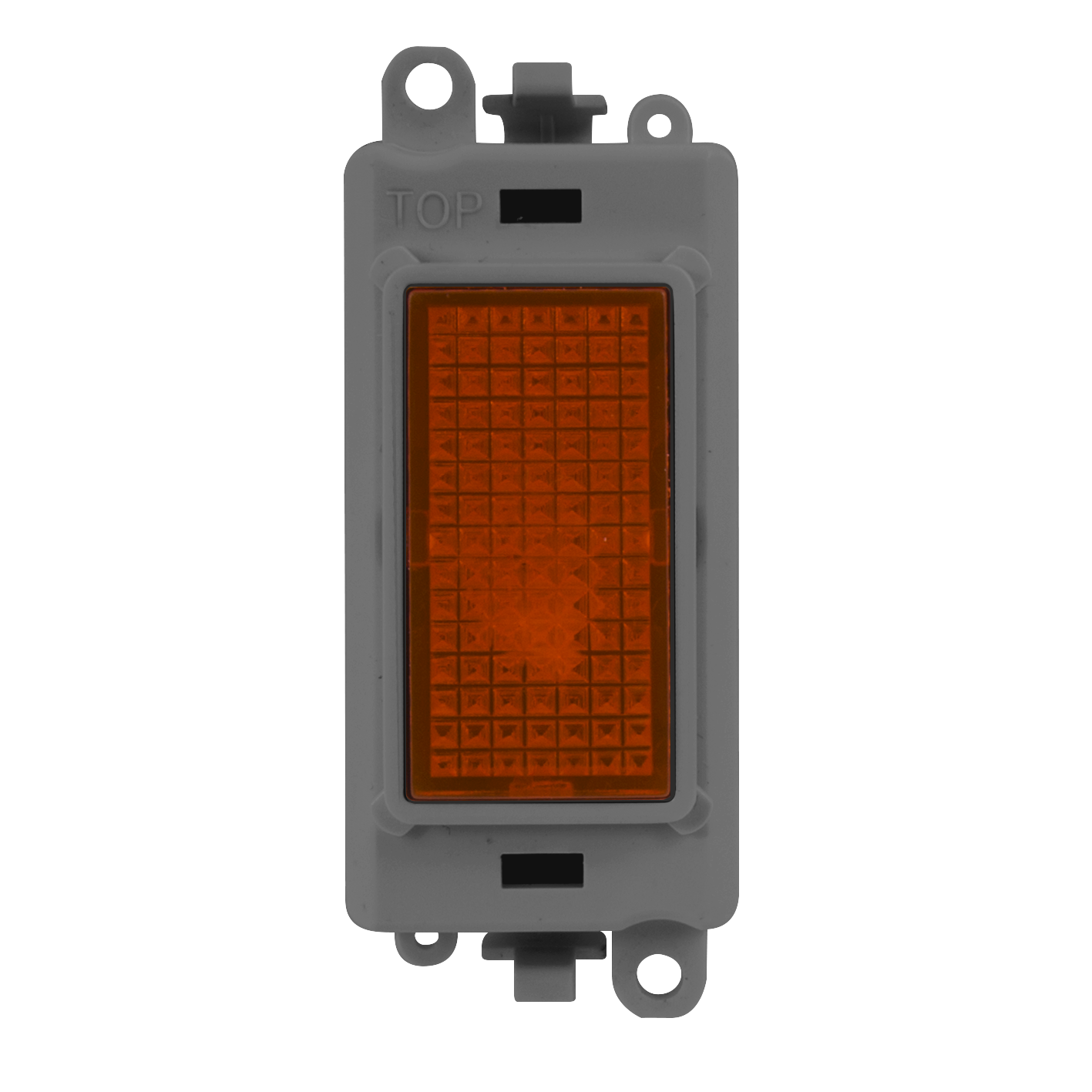 Click Grid Pro 240V Amber Indicator Grey Insert Module GM2081GY