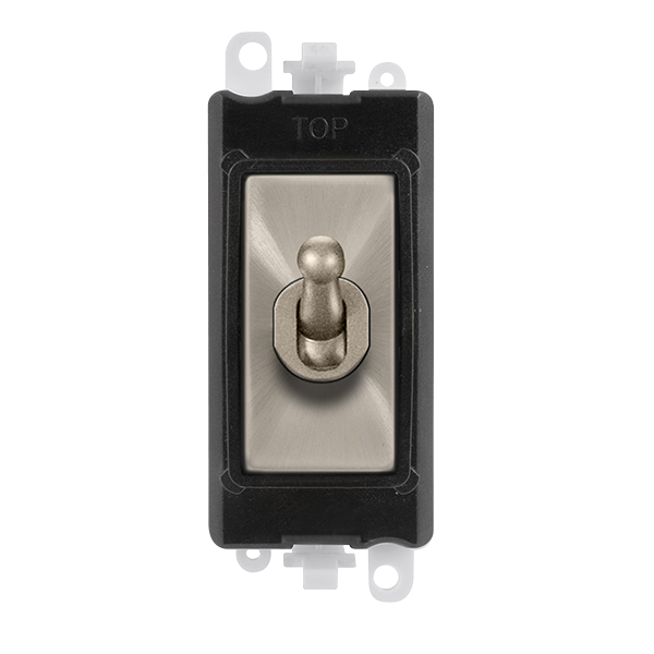 Click Gird Pro 20AX 2 Way Toggle Black Insert Switch Module GM209002BKxx