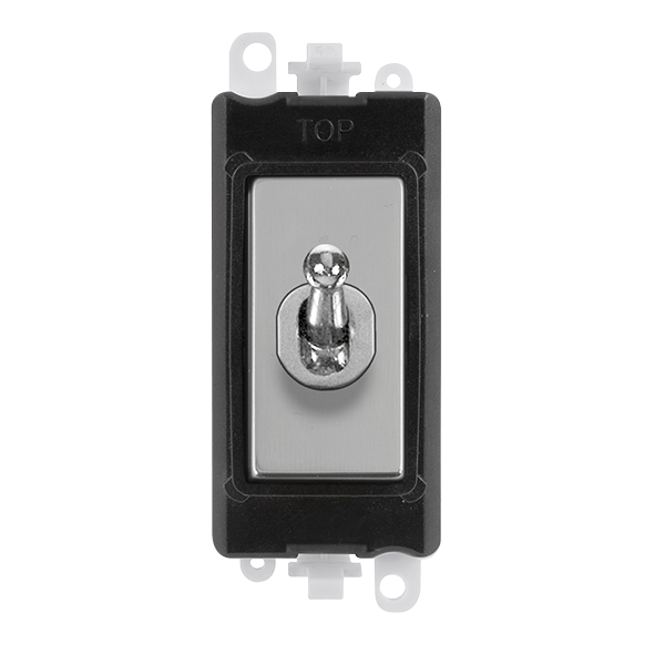 Click Gird Pro 20AX 2 Way Toggle Black Insert Switch Module GM209002BKxx