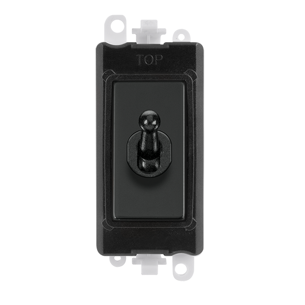 Click Gird Pro 20AX 2 Way Toggle Black Insert Switch Module GM209002BKxx