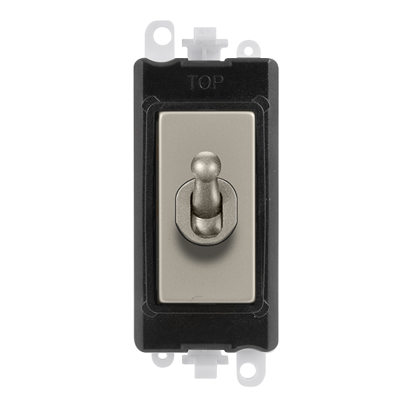 Click Gird Pro 20AX 2 Way Toggle Black Insert Switch Module GM209002BKxx