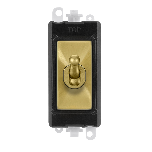 Click Gird Pro 20AX 2 Way Toggle Black Insert Switch Module GM209002BKxx