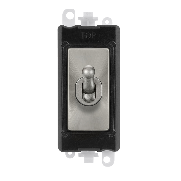 Click Gird Pro 20AX 2 Way Toggle Black Insert Switch Module GM209002BKxx