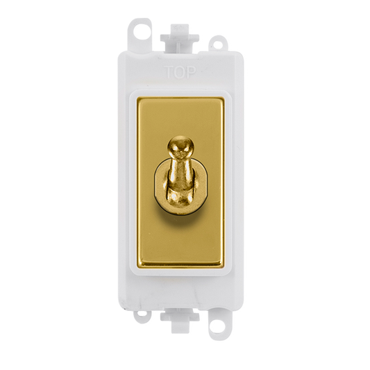 Click Gird Pro 20AX 2 Way Toggle White Insert Switch Module GM209002PWxx