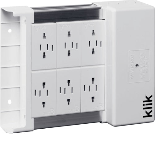 Hager Klik 6 Way Lighting Distribution Unit KLDS6