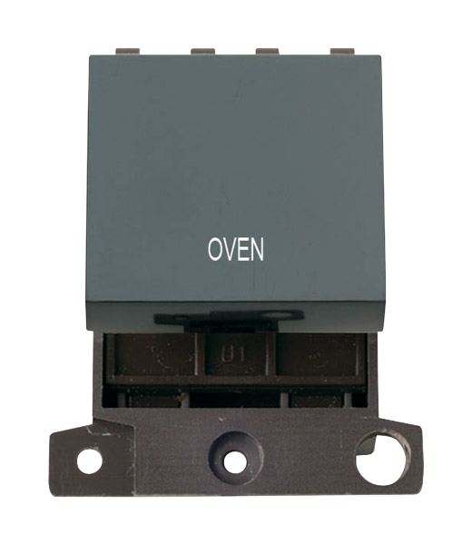 Click MiniGrid 20A DP OVEN Switch Module (Twin Width) MD022xx-OV