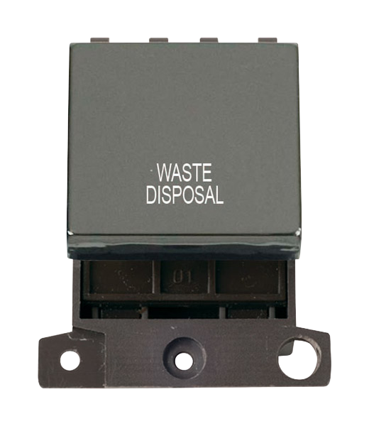 Click MiniGrid 20A DP WASTE DISPOSAL Switch Module (Twin Width) MD022xx-WD