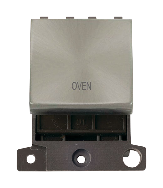 Click MiniGrid 20A DP OVEN Switch Module (Twin Width) MD022xx-OV