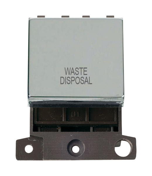 Click MiniGrid 20A DP WASTE DISPOSAL Switch Module (Twin Width) MD022xx-WD