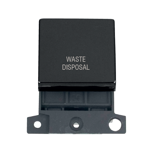 Click MiniGrid 20A DP WASTE DISPOSAL Switch Module (Twin Width) MD022xx-WD