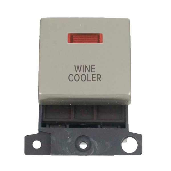 Click MiniGrid 20A DP WINE COOLER Switch Module with Neon (Twin Width) MD023xx-WC