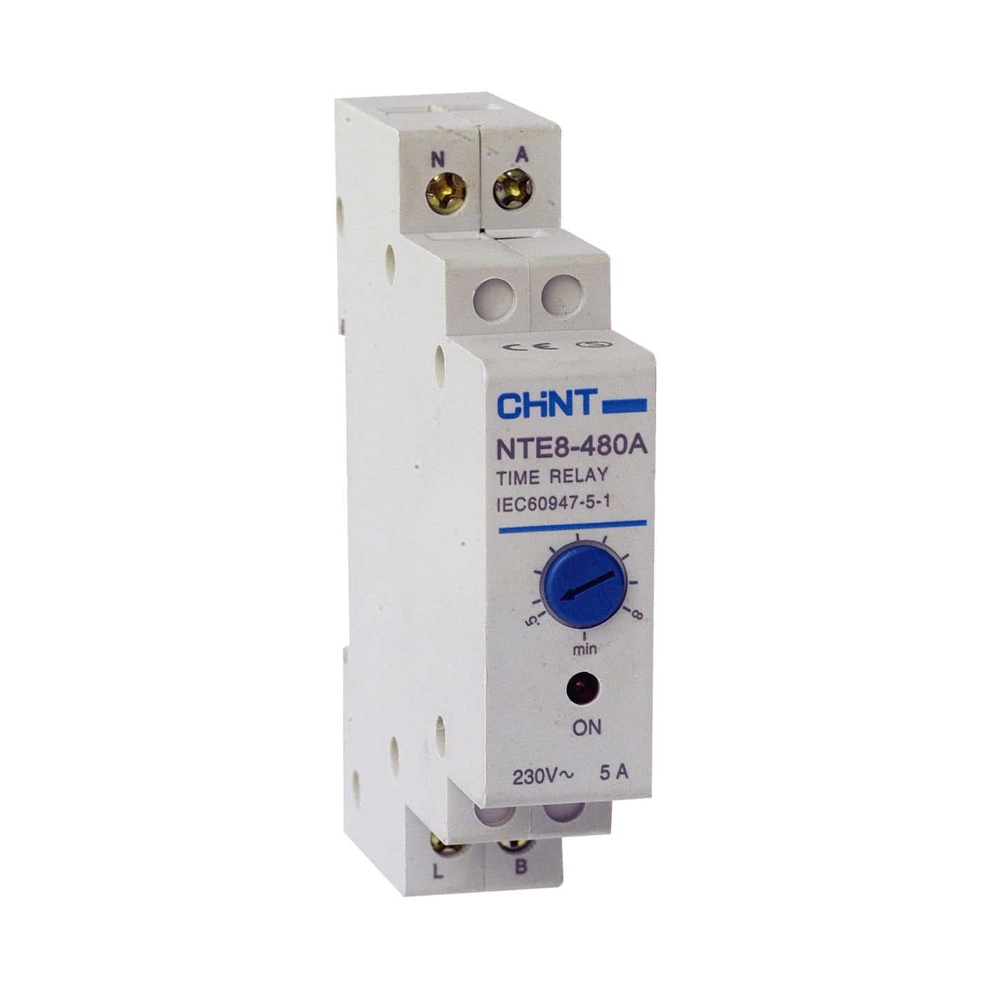 Chint 230V Modular Timer 0.1s-10s Off Delay NTE8-10A