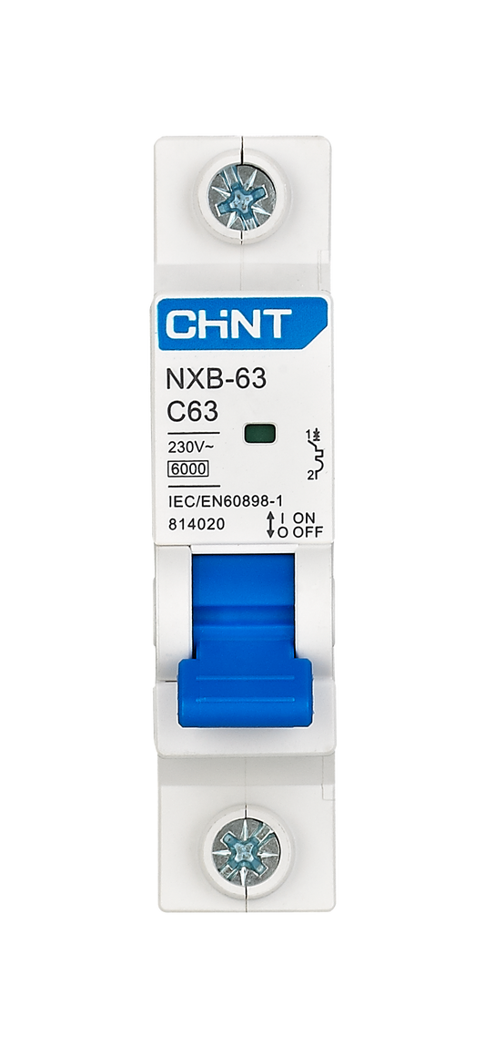 Chint NXB Series 4A SP B Curve MCB NXB-63-1P-B04