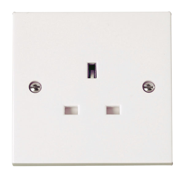 Click Polar 1 Gang 13A Unswitched Socket PRW030