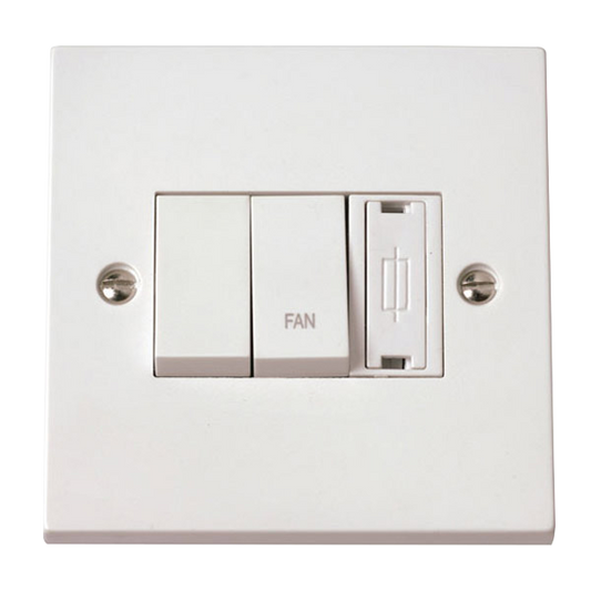 Click Polar 3A Fused Connection Module with DP Switch and Linked DP Fan Switch PRW291