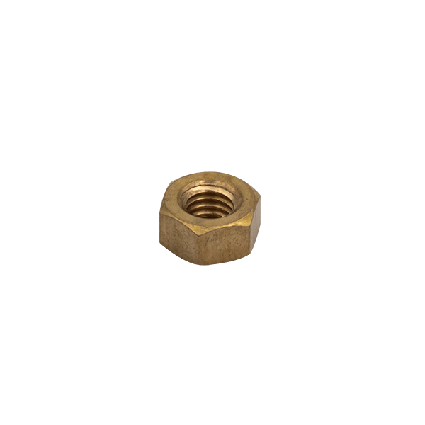 Unicrimp Q-Crimp M10 Hexagon Nuts Brass QBFHN10