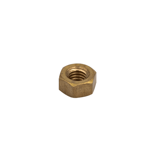 Unicrimp Q-Crimp M6 Hexagon Nuts Brass QBFHN6