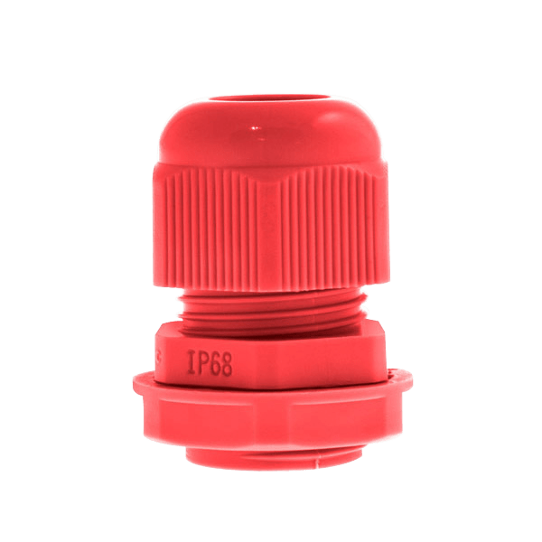 Unicrimp Q-Crimp 20mm Large Nylon Glands Red 10 Pack QCGM20LRED
