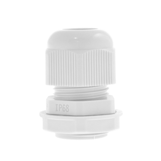 Unicrimp Q-Crimp 16mm Nylon Glands White 10 Pack QCGM16WHT