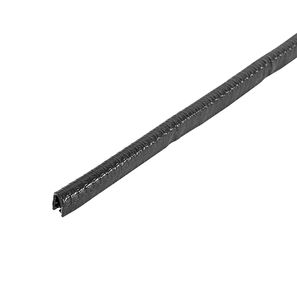 Unicrimp Q-Crimp 5mm x 8mm x 10M Grommet Strip Edge Roll Black QGT10B