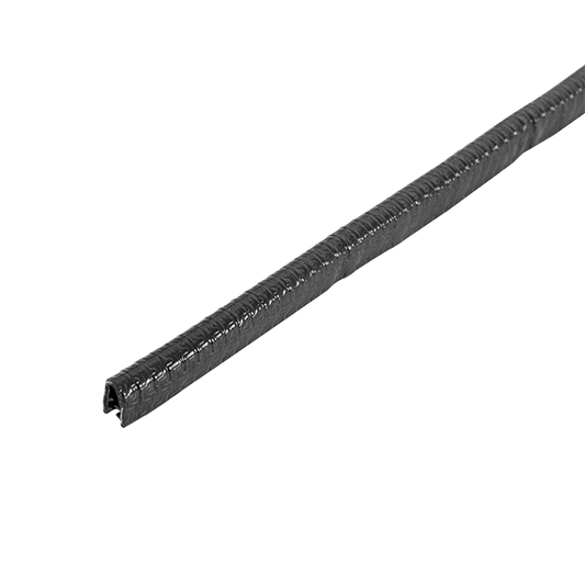 Unicrimp Q-Crimp 5mm x 8mm x 3M Grommet Strip Edge Roll Black QGT3B