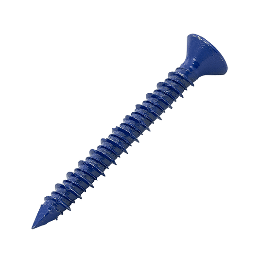 Uncrimp Q-Fire 4.8 x 40mm Masonry Fixing Screw Blue QMA48-40