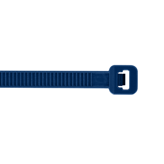Unicrimp Q-Crimp 150mm x 3.6mm Metal Content Cable Tie Blue QMCTBL150I