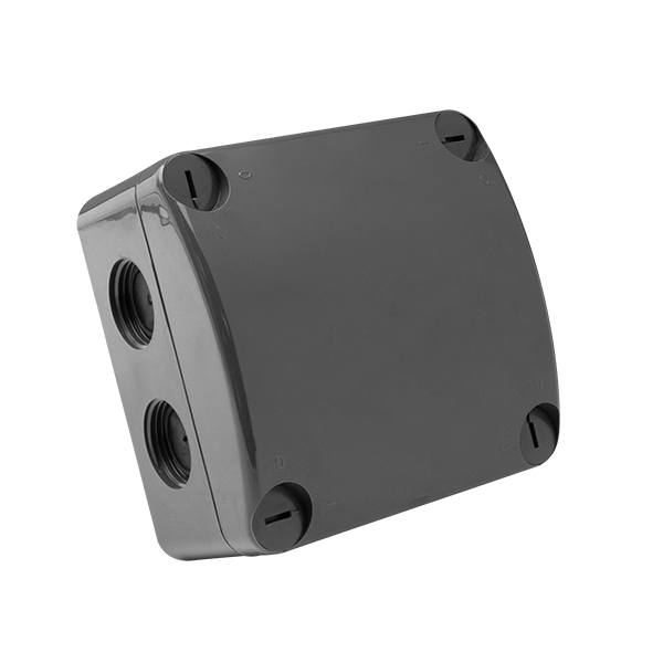 Unicrimp Q-Nect IP66 85 x 85 x 52mm Weatherproof Enclosure Anthracite Grey QOE8553AGY