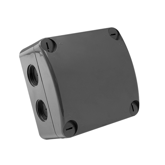 Unicrimp Q-Nect IP66 85 x 85 x 52mm Weatherproof Enclosure Anthracite Grey QOE8553AGY