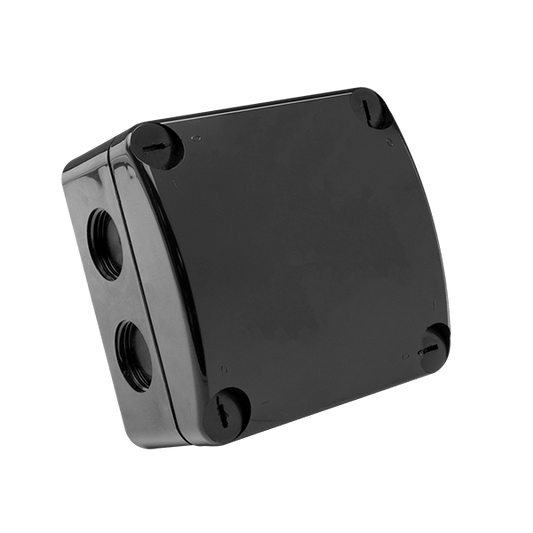 Unicrimp Q-Nect IP66 85 x 85 x 52mm Weatherproof Enclosure Black QOE8553BLK