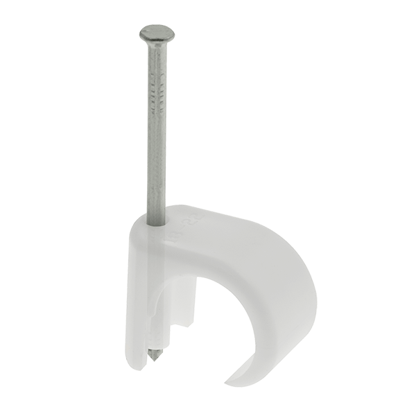 Unicrimp Q-Crimp 5 - 7mm Round Cable Clips Clear QRC5